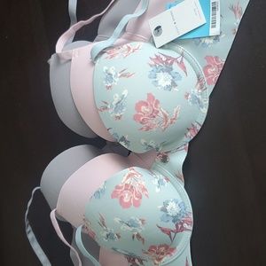 3 Pack Lucky Brand 34B Light Lift Demi Bra